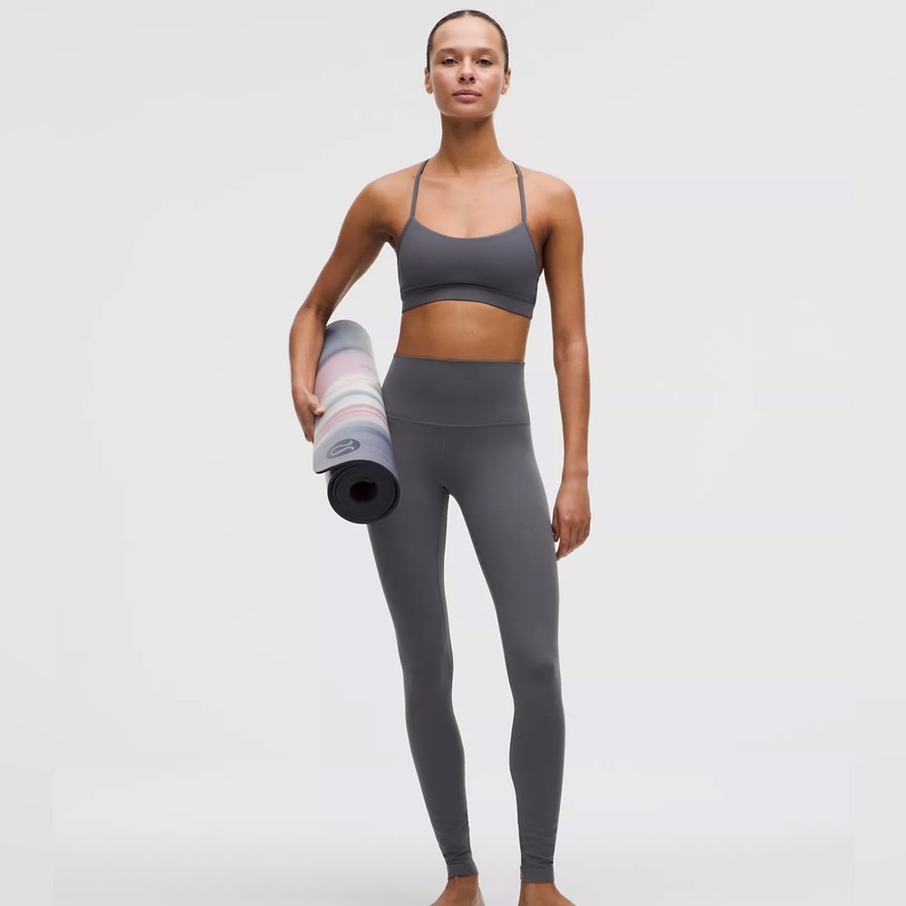 Lululemon Coal Grey Leggings - Picture 1 of 4